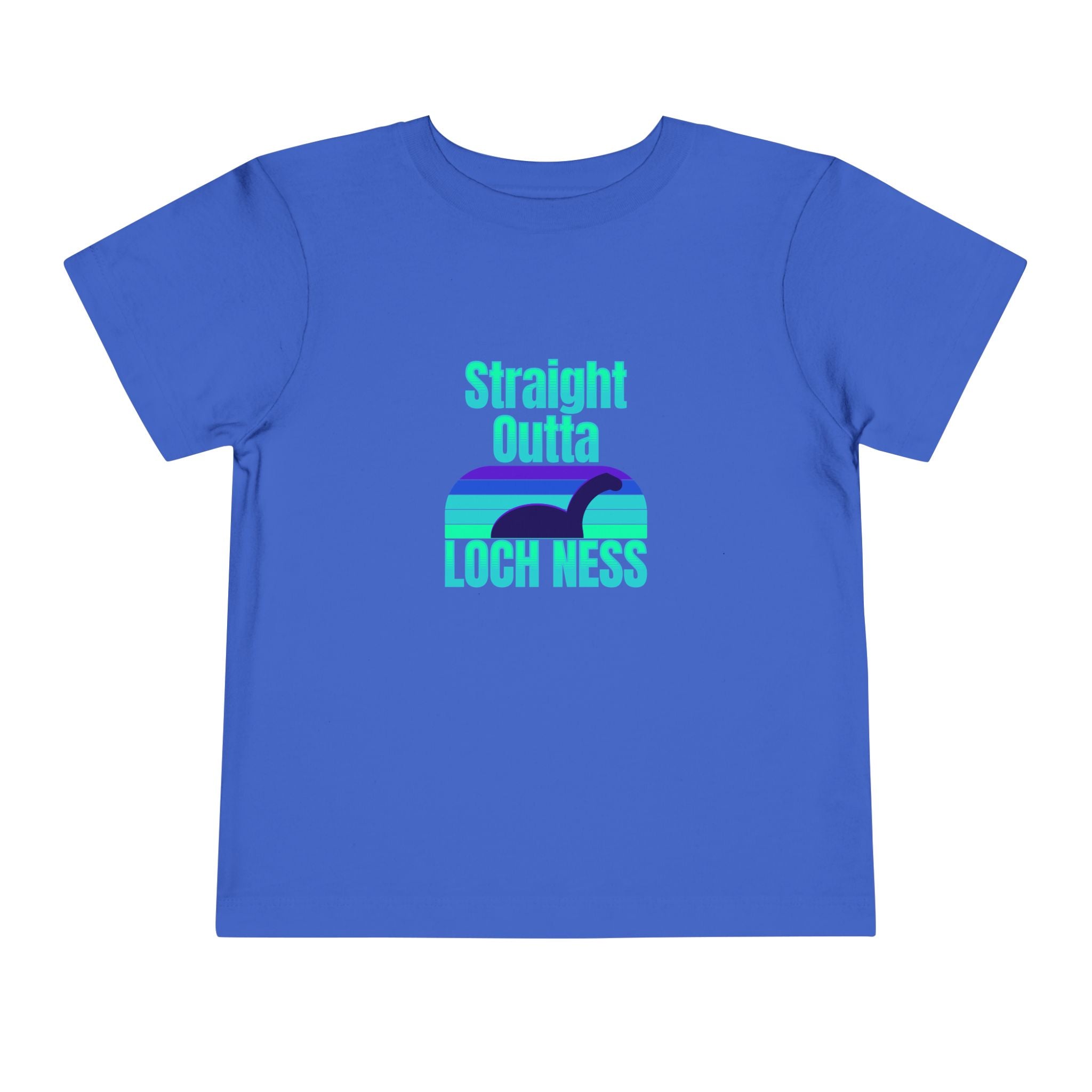 Toddler Short Sleeve Tee | Straight Outta Loch Ness Design | Fun Graphic Tee for Kids - Phoenix Wear SATX