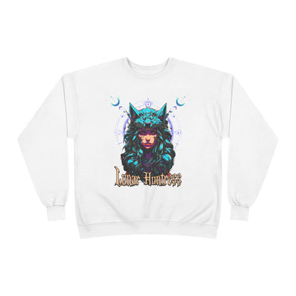 Lunar Huntress Graphic Sweatshirt for Fantasy Lovers - Phoenix Wear SATX