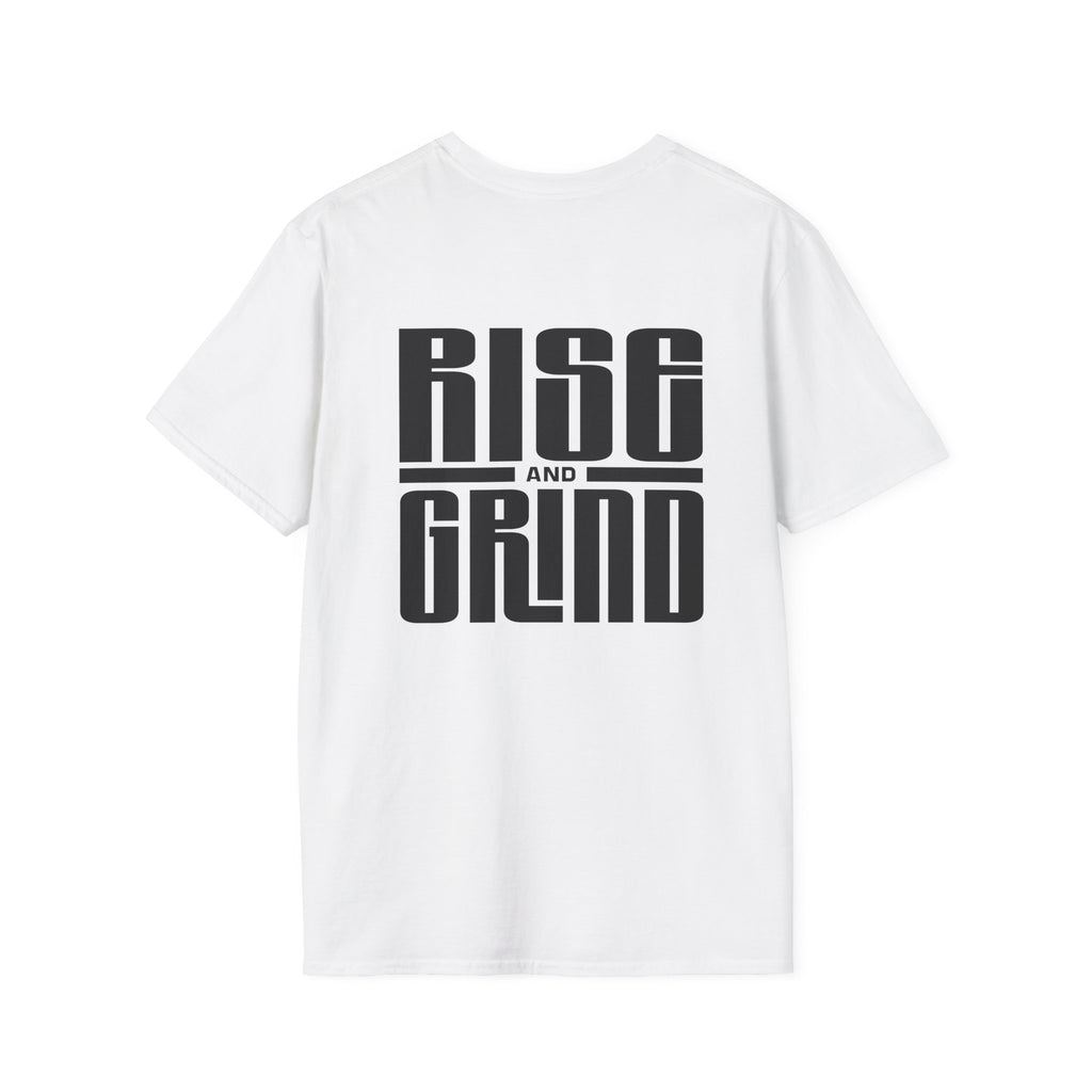 Rise and Grind Cotton T-Shirt — Motivational Graphic Tee for Hustle Mindset