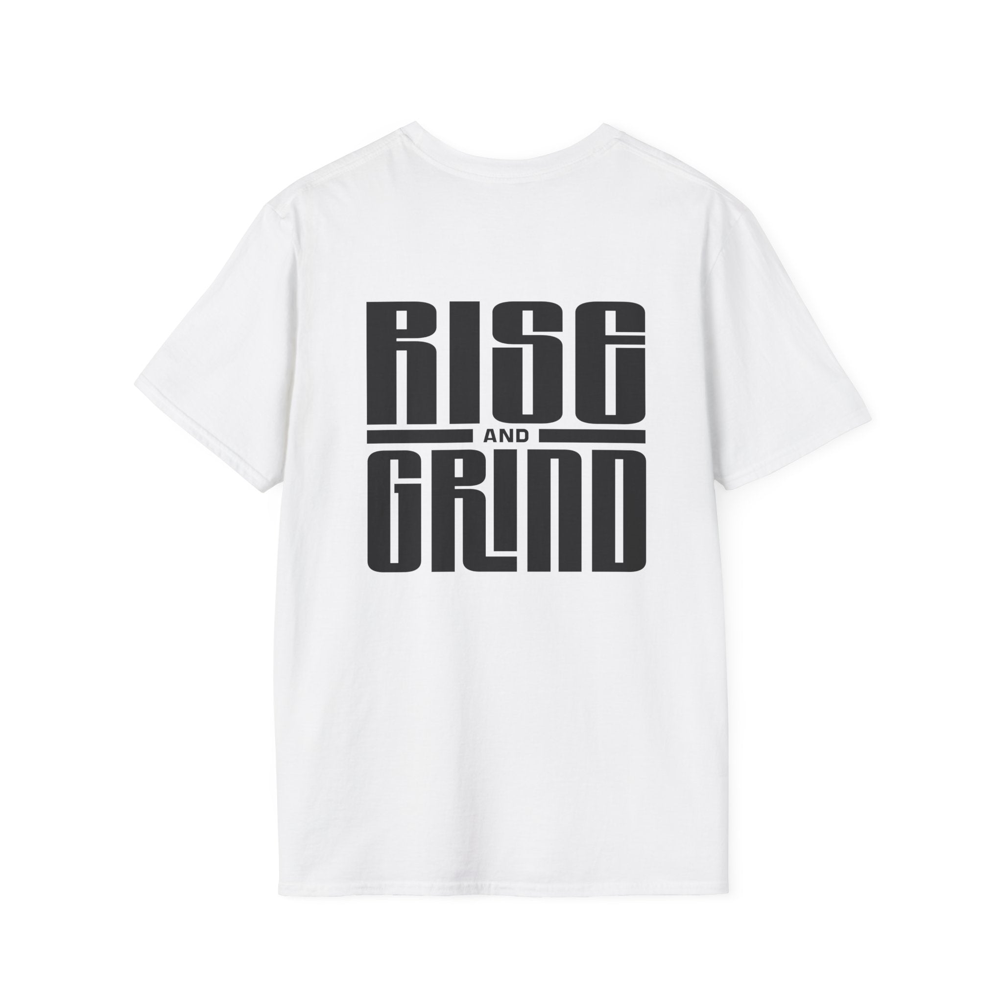 Rise and Grind Cotton T-Shirt — Motivational Graphic Tee for Hustle Mindset