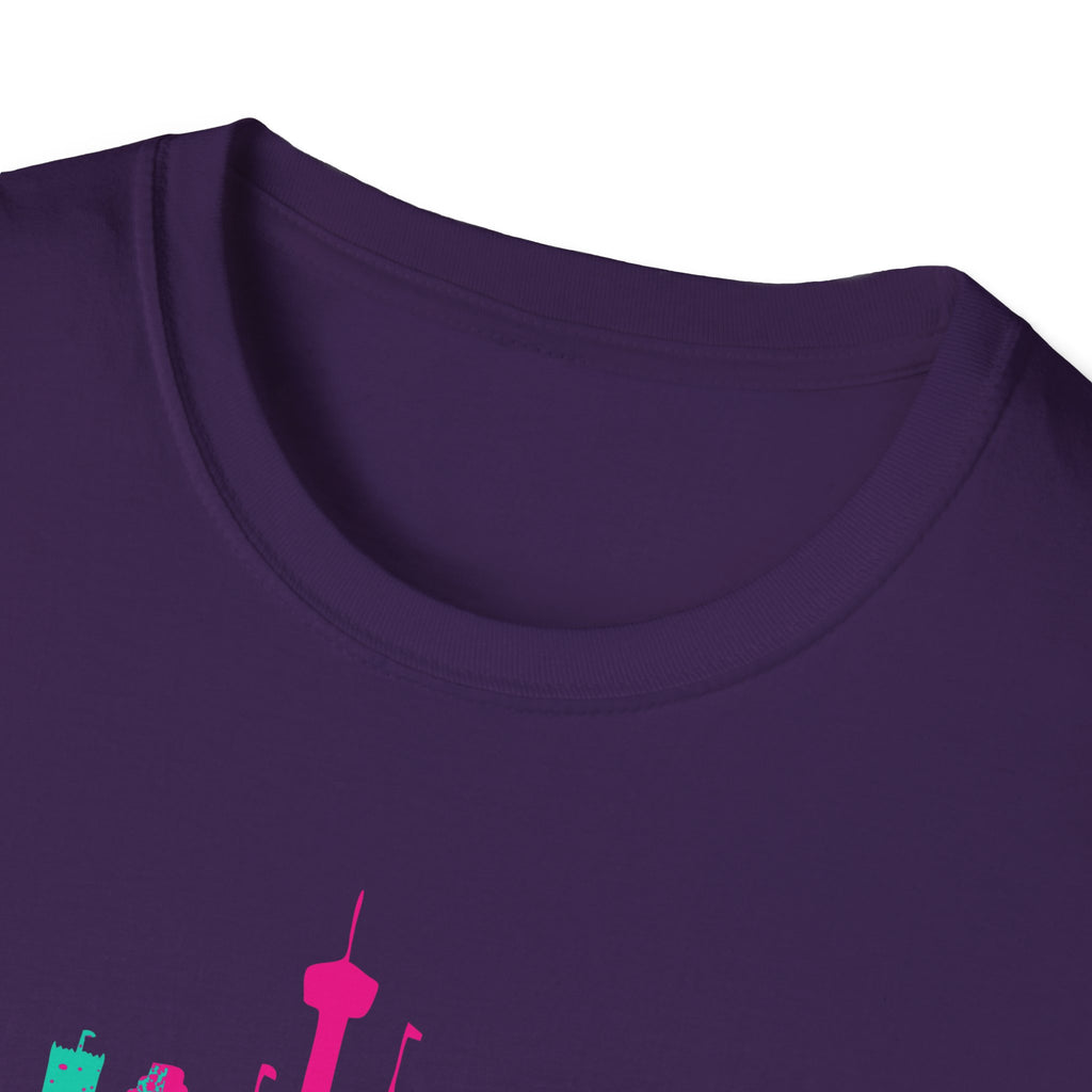 San Antonio Cityscape T-Shirt — Colorful Graffiti Fiesta Theme Tee
