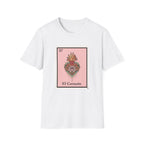 El Corazón Sacred Heart T-Shirt — Lotería Card Design