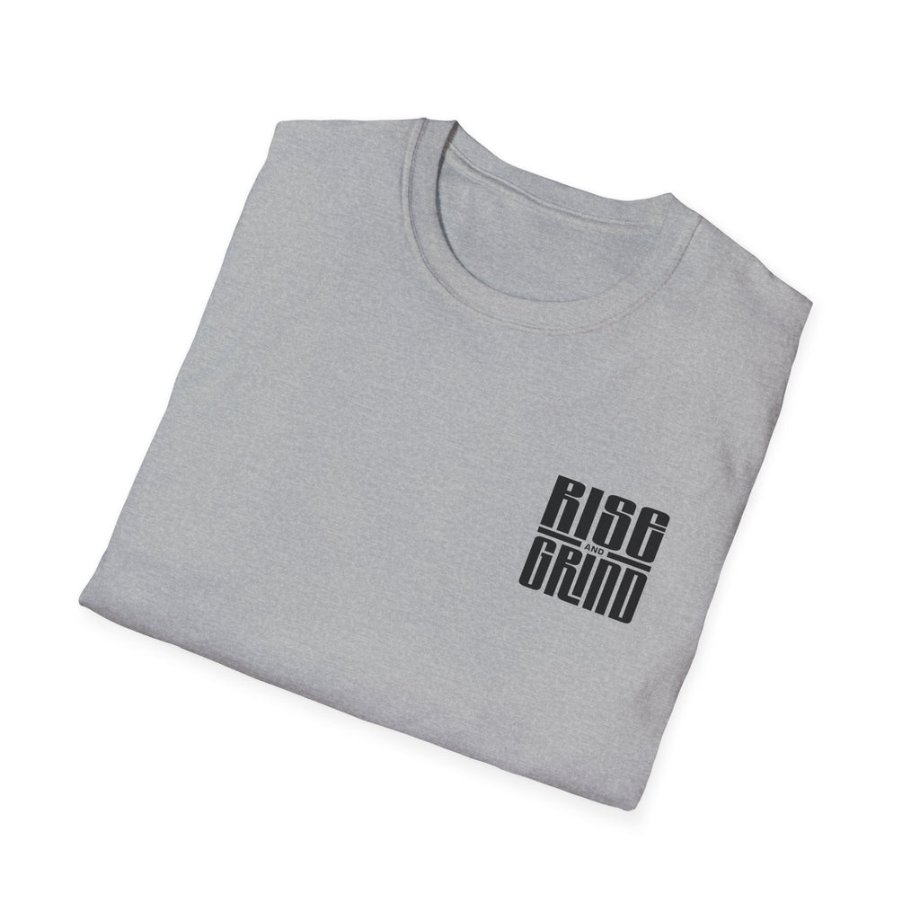Rise and Grind Cotton T-Shirt — Motivational Graphic Tee for Hustle Mindset