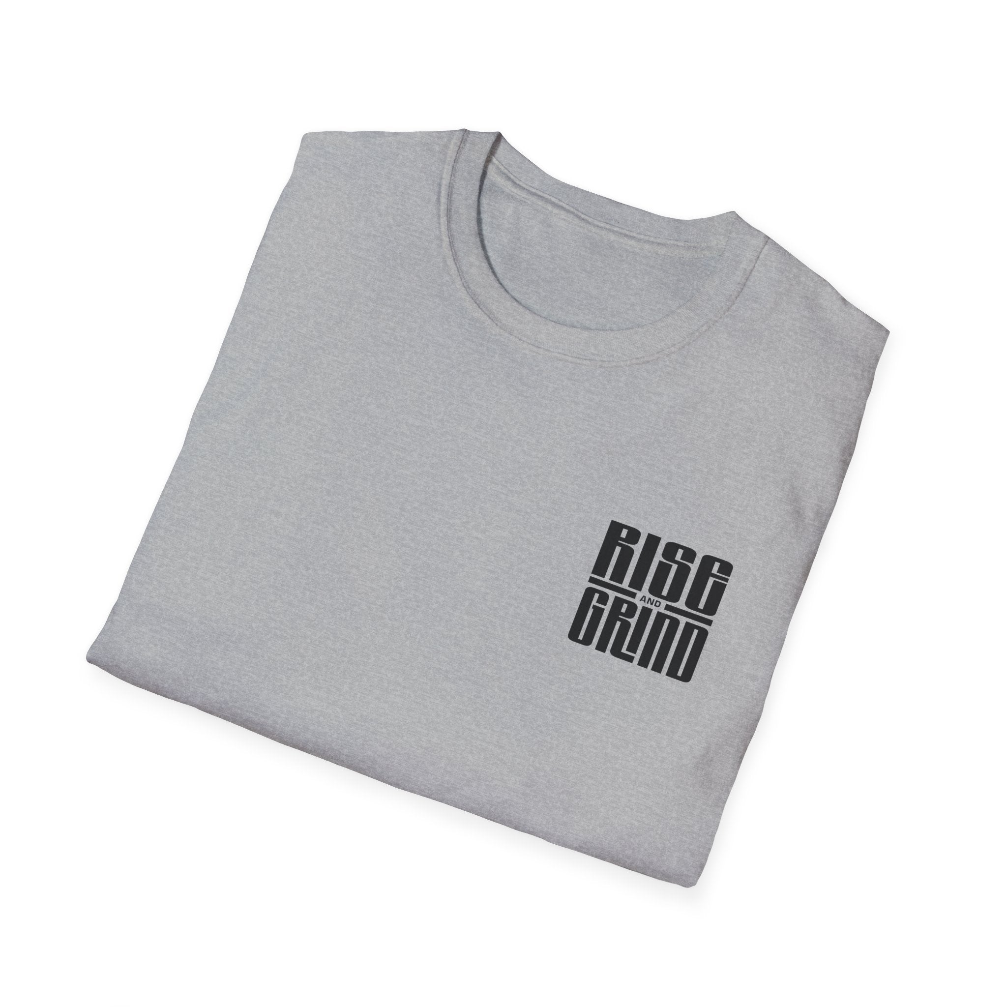 Rise and Grind Cotton T-Shirt — Motivational Graphic Tee for Hustle Mindset