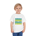 Toddler Tee - "Summer Vibes" Retro Gradient Kids T-Shirt