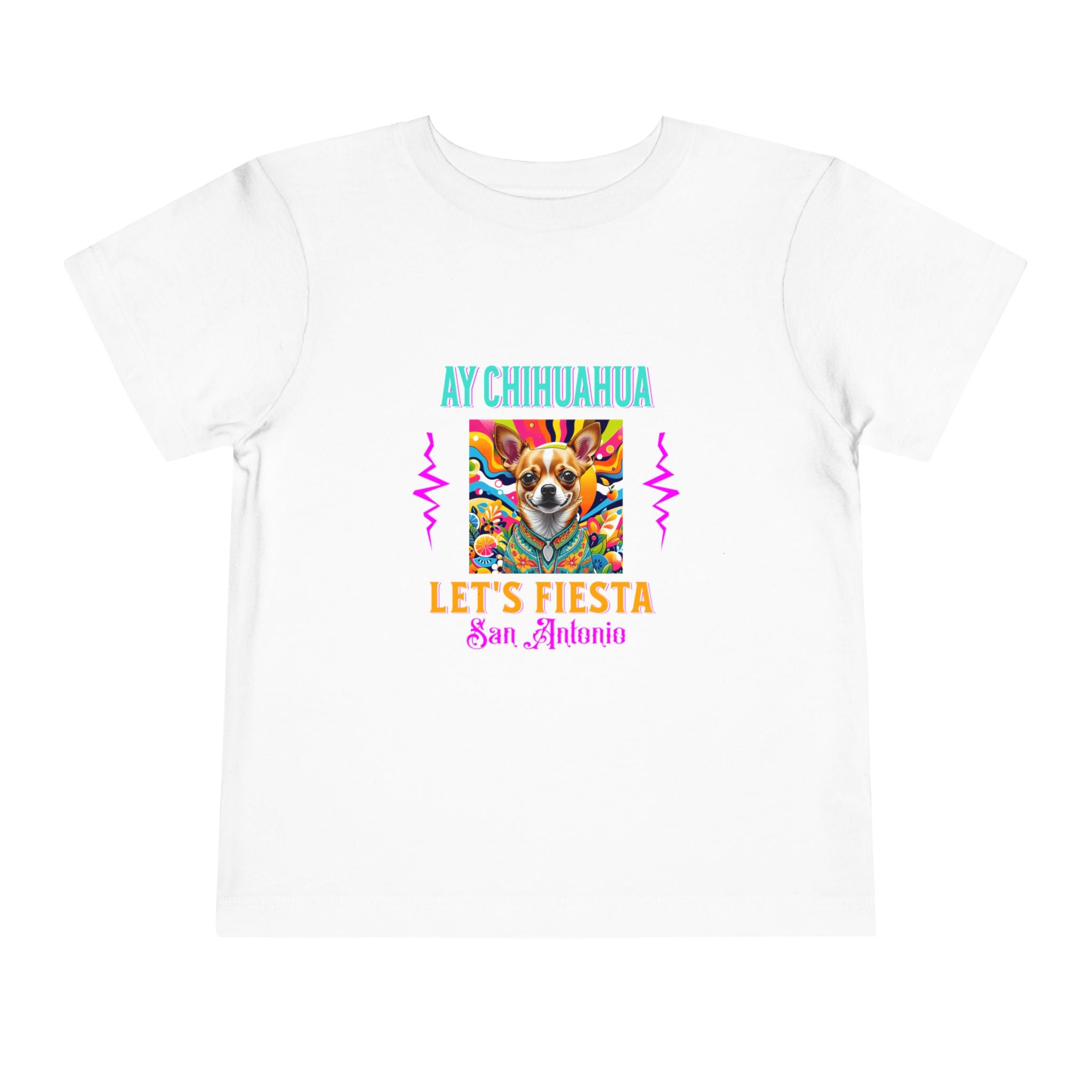 Toddler Fiesta Tee - 'Ay Chihuahua' San Antonio Design