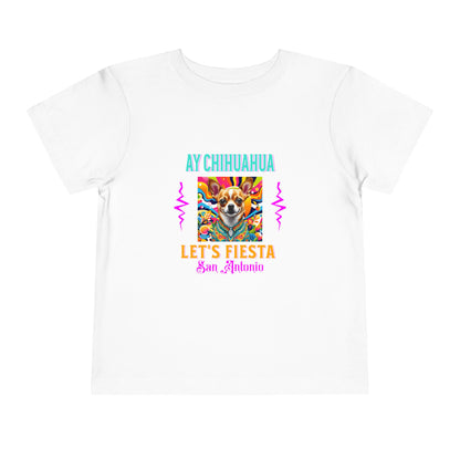 Toddler Fiesta Tee - 'Ay Chihuahua' San Antonio Design