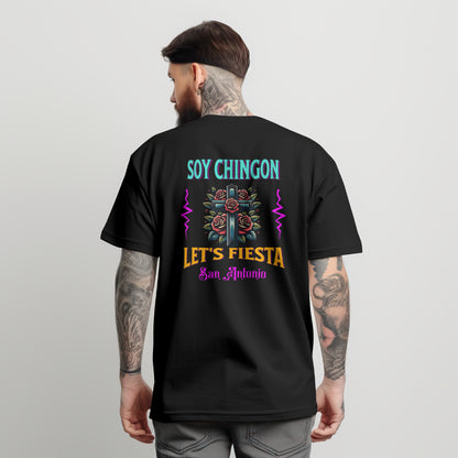 Unisex Classic Tee - 'Soy Chingon, Let's Fiesta' San Antonio Design