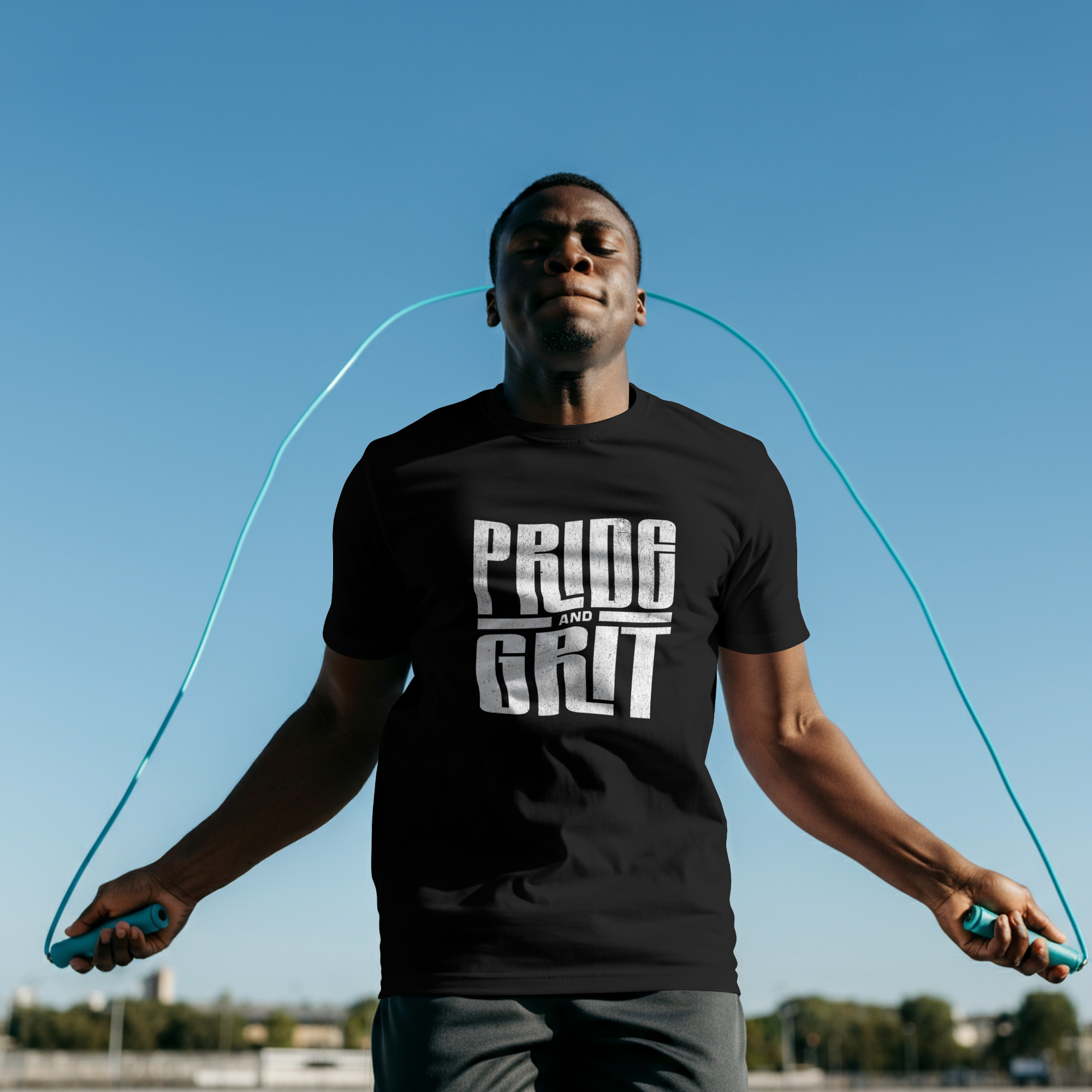 Pride and Grit T-Shirt — Bold Motivational Graphic Tee