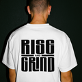 Rise and Grind Moisture-Wicking Tee — Motivational Workout T-Shirt