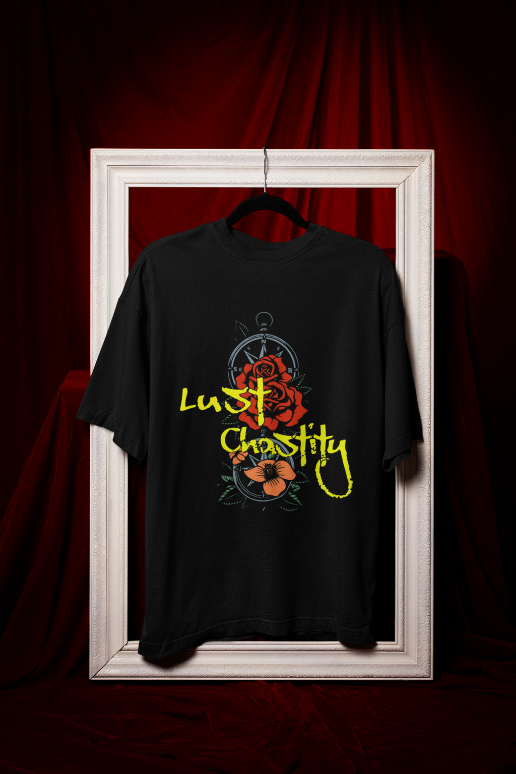 Lust vs Chastity Rose Unisex Cotton T-Shirt — 7 Deadly Sins Collection