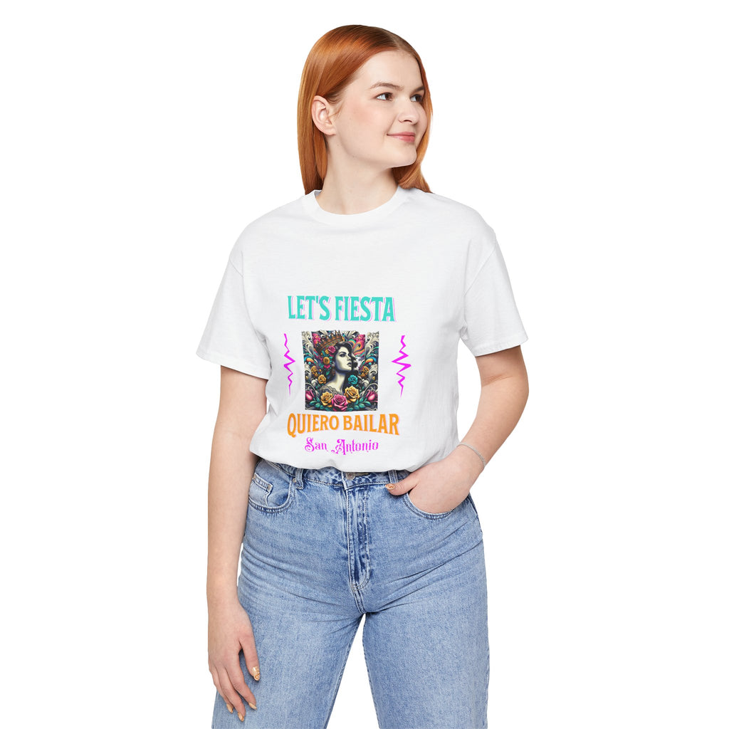 Let's Fiesta Bombshell Unisex Classic Tee – Quiero Bailar San Antonio Lightwieght