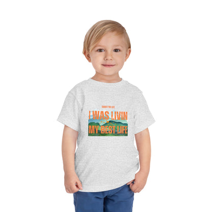 Sorry I Was Living My Best Life Graphic Tee for Toddlers - Phoenix Wear SATX
