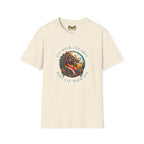 Dragon Graphic T-Shirt - 'Fly High, Fly Free' Unisex Softstyle Tee