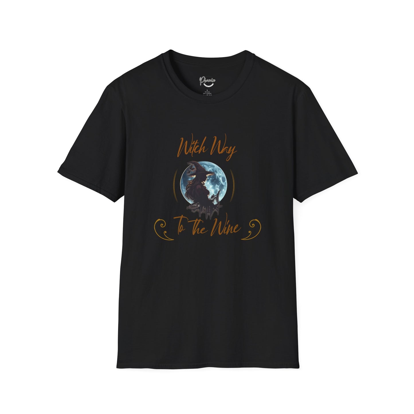 Witch Way to the Wine Original Unisex Softstyle T-Shirt