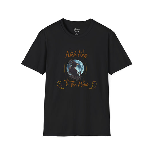 Witch Way to the Wine Original Unisex Softstyle T-Shirt