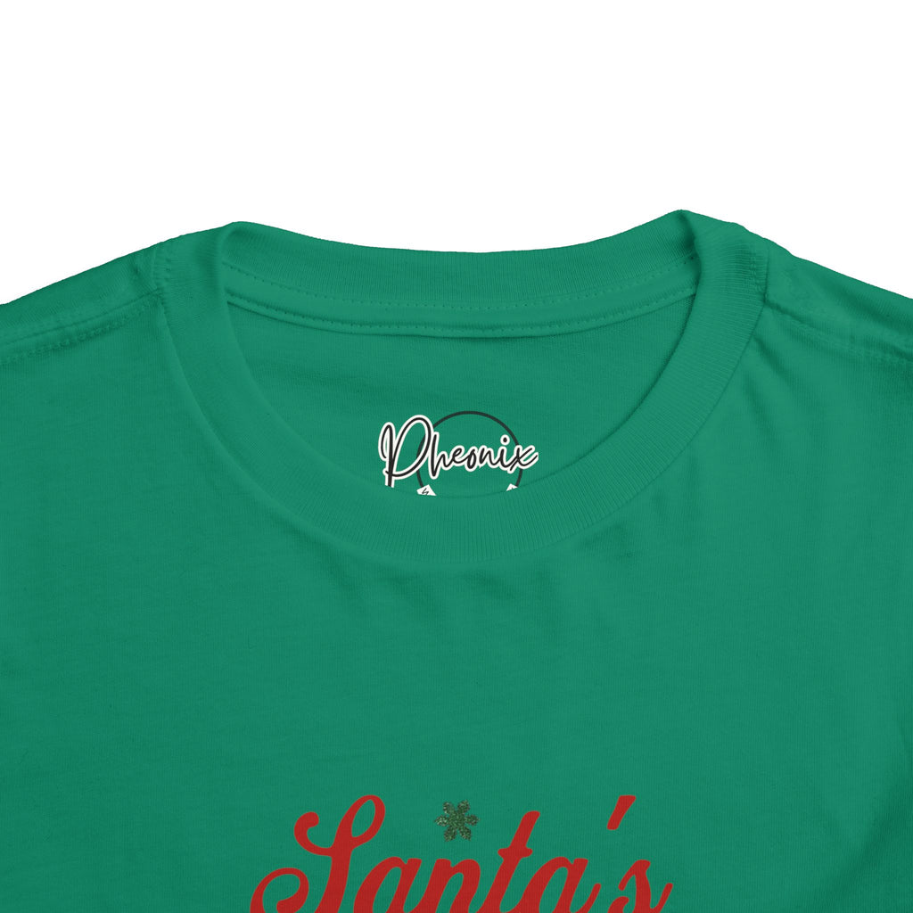Santa's Sidekick Toddler Tee – Cute Reindeer Holiday Shirt for Kids