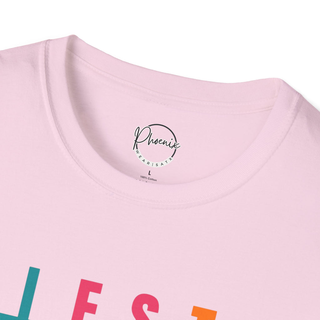 Fiesta San Antonio Skyline T-Shirt — Retro Color Block City Tee