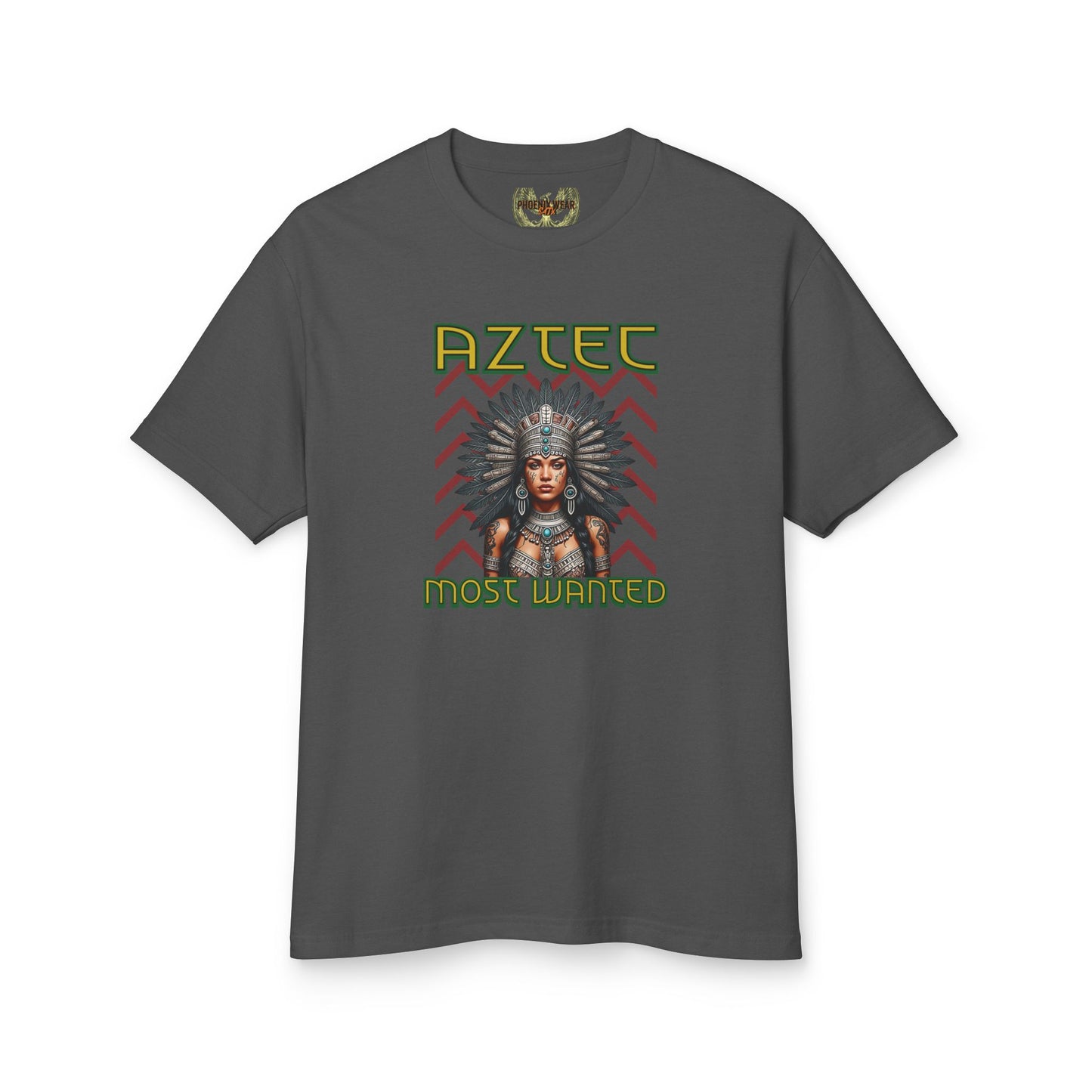 Aztec Most Wanted Graphic Tee for Fantasy Lovers - Phoenix Wear SATX