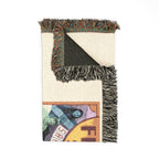 Fiesta 2026 Woven Blanket — Vintage Festival Poster Throw