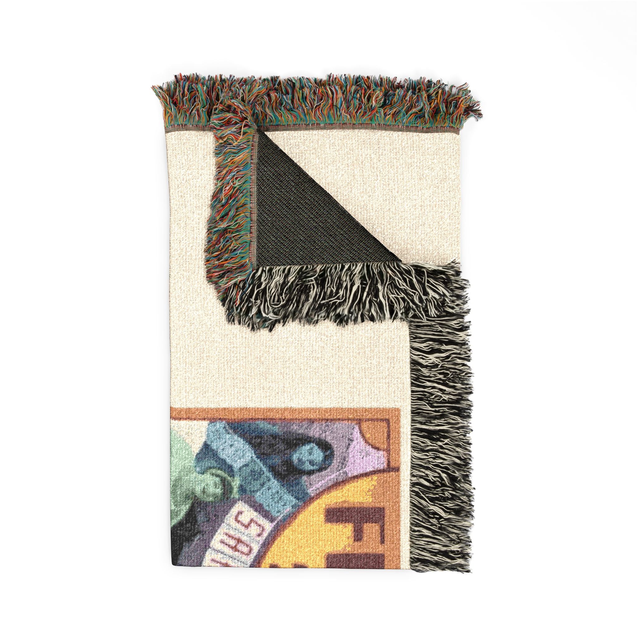 Fiesta 2026 Woven Blanket — Vintage Festival Poster Throw