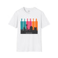 Fiesta San Antonio Skyline T-Shirt — Retro Color Block City Tee