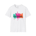 San Antonio Skyline Paint Drip Light T-Shirt