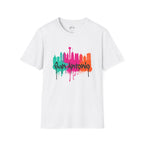 San Antonio Skyline Paint Drip Light T-Shirt