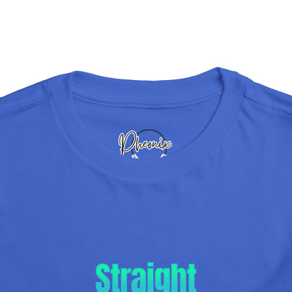 Toddler Short Sleeve Tee | Straight Outta Loch Ness Design | Fun Graphic Tee for Kids