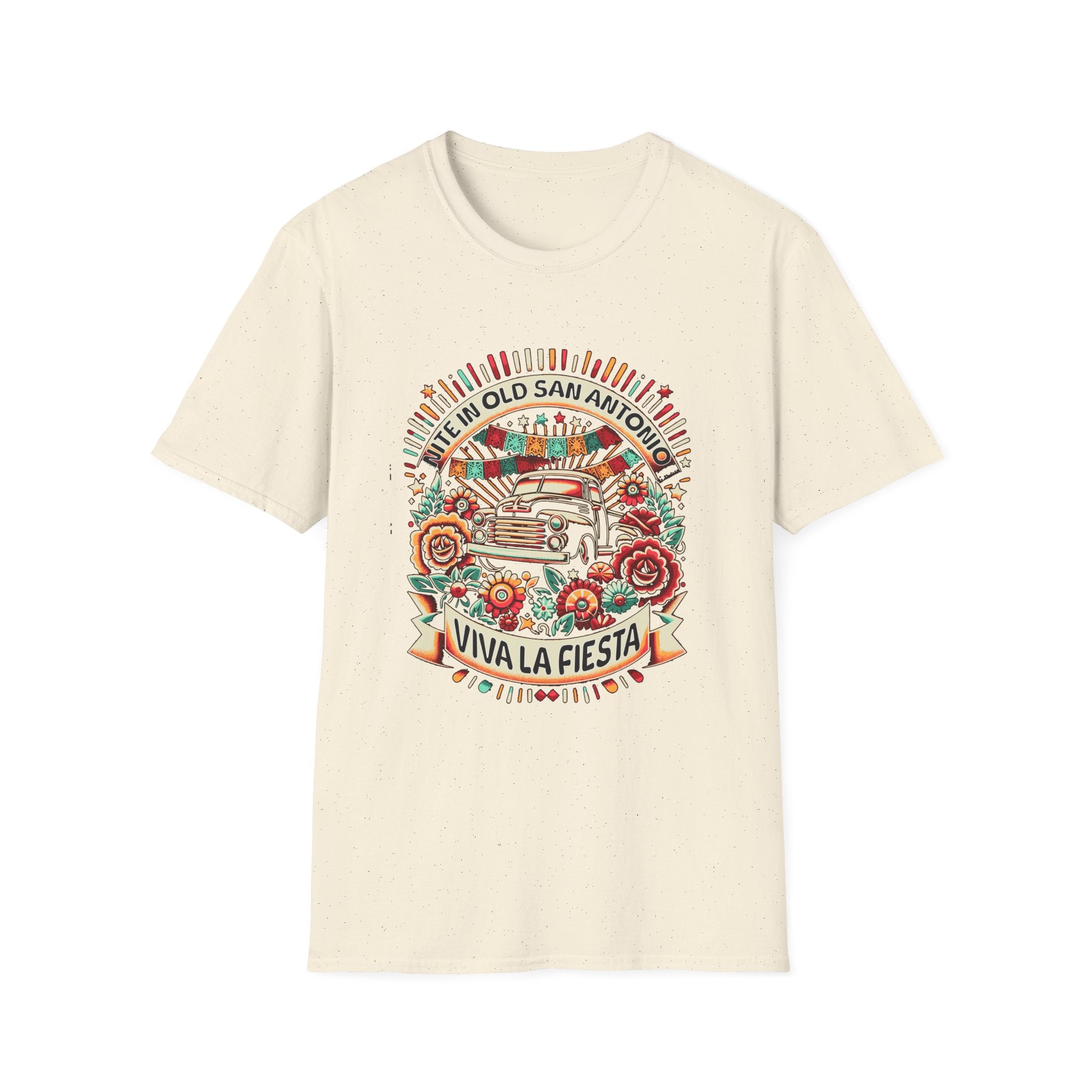 Viva La Fiesta San Antonio Vintage Truck T-Shirt