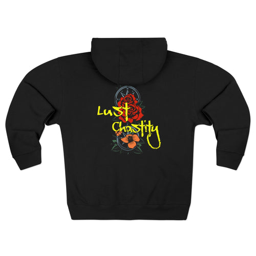 7 Deadly Sins 'Lust vs Chastity' Floral Zip Hoodie