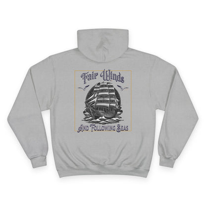 Fair Winds Graphic Hoodie for Navy Lovers - Phoenix Wear SATX