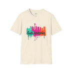 San Antonio Skyline Paint Drip Light T-Shirt
