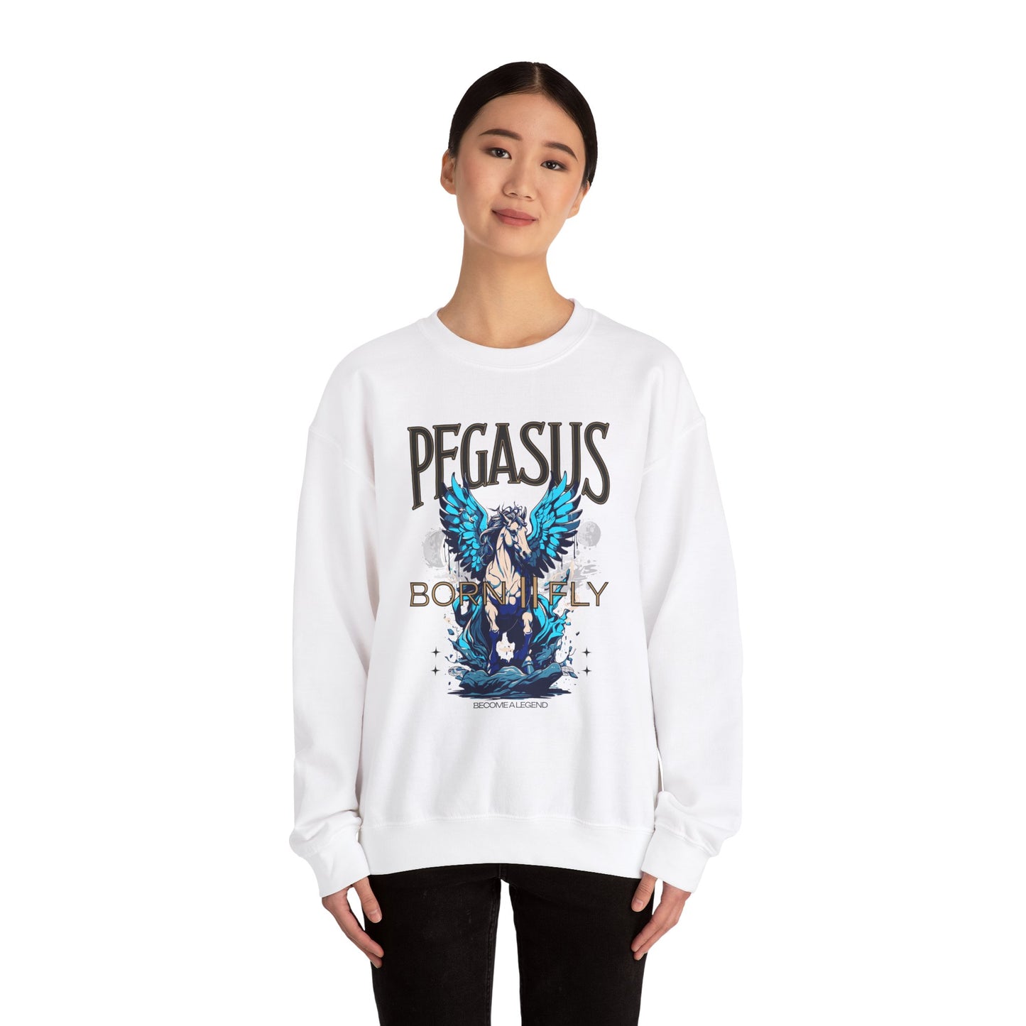 Pegasus Graphic Sweater for Fantasy Lovers - Phoenix Wear SATX