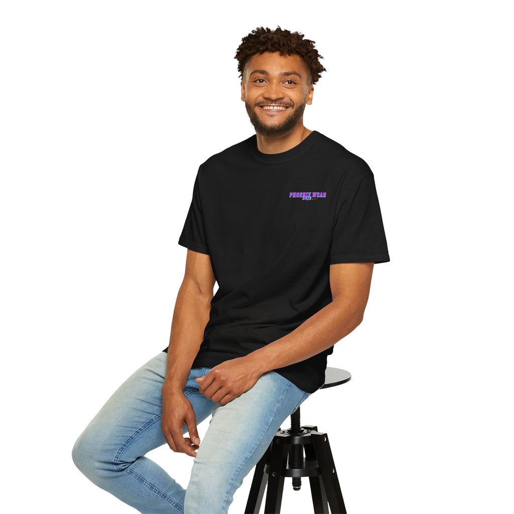 San Antonio Skyline Graffiti T-Shirt — Colorful Cityscape Tee