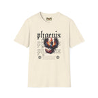 Phoenix Graphic Unisex Softstyle T-Shirt – Edgy, Stylish Apparel for Everyday Wear