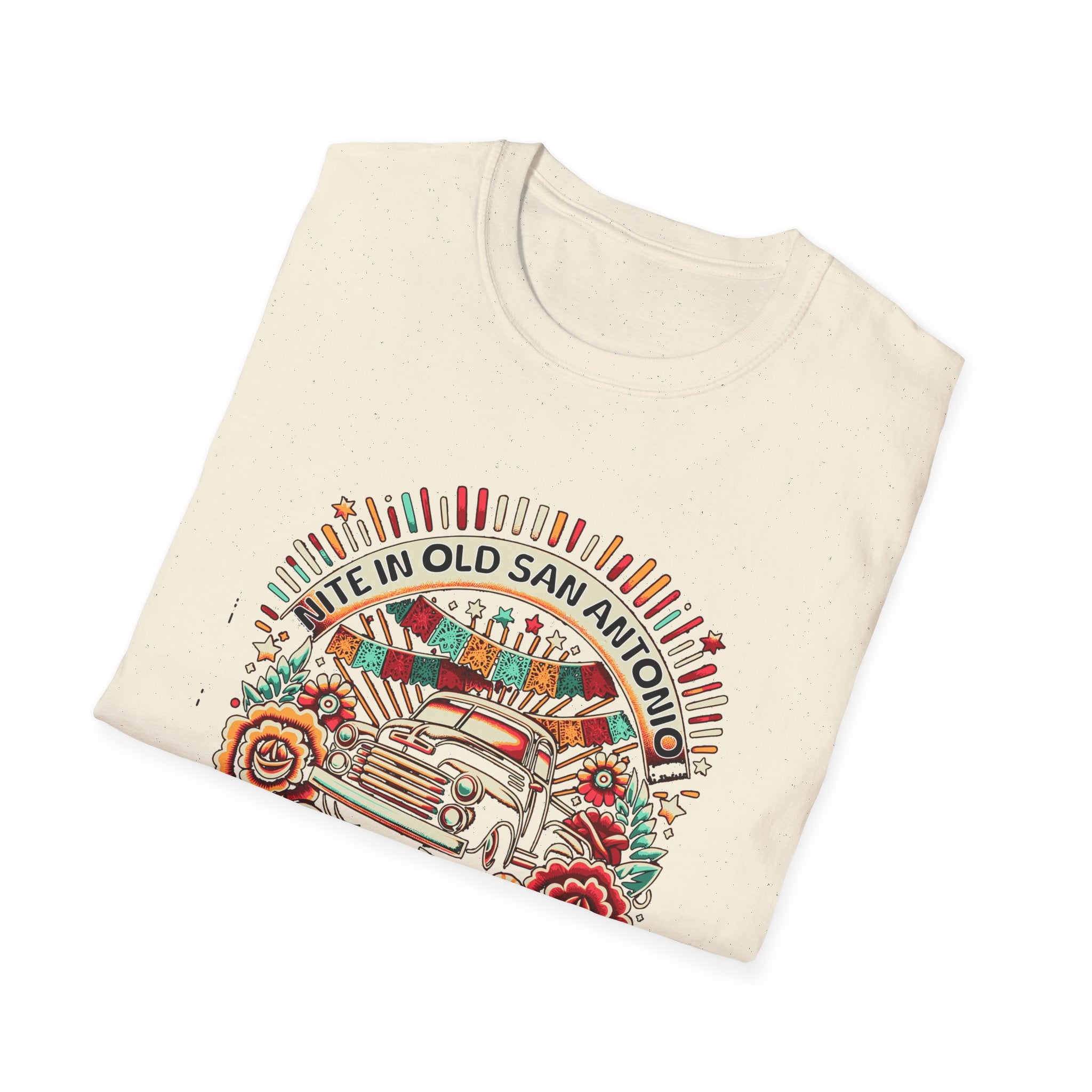 Viva La Fiesta San Antonio Vintage Truck T-Shirt