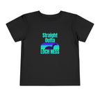 Toddler Short Sleeve Tee | Straight Outta Loch Ness Design | Fun Graphic Tee for Kids - Phoenix Wear SATX