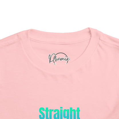 Toddler Short Sleeve Tee | Straight Outta Loch Ness Design | Fun Graphic Tee for Kids