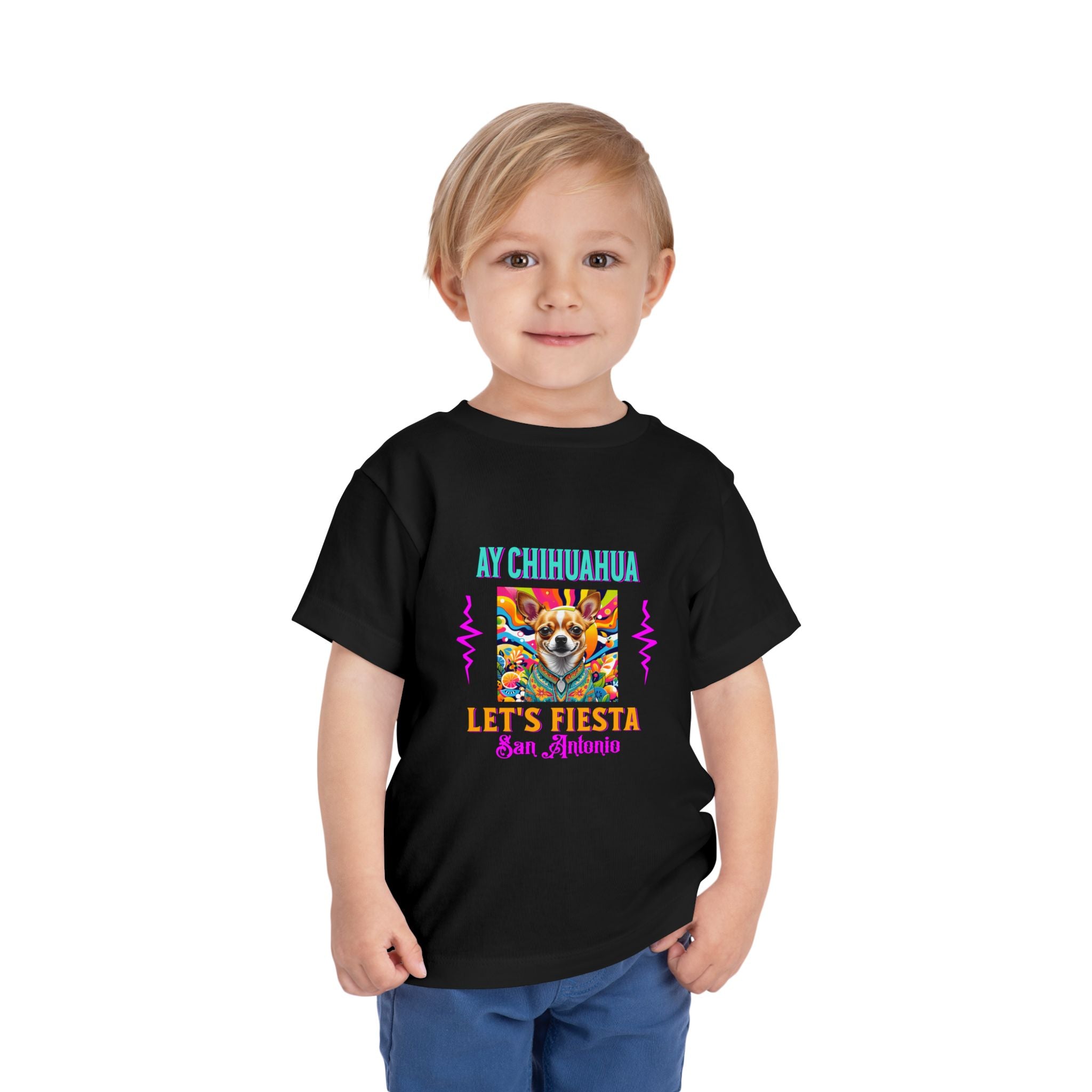 Toddler Fiesta Tee - 'Ay Chihuahua' San Antonio Design