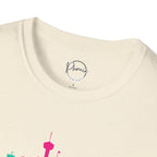 San Antonio Skyline Paint Drip Light T-Shirt