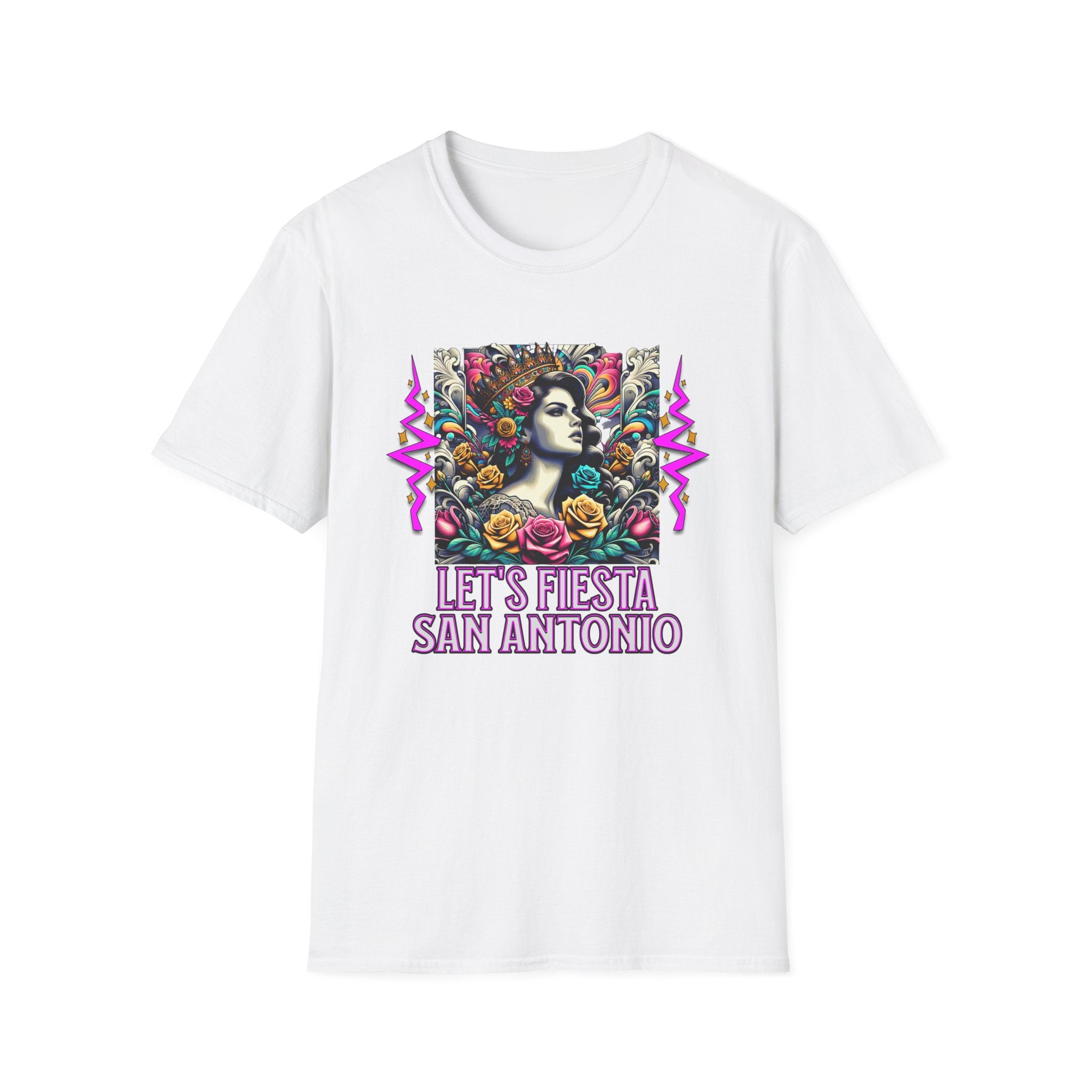 Fiesta San Antonio Floral Graphic T-Shirt