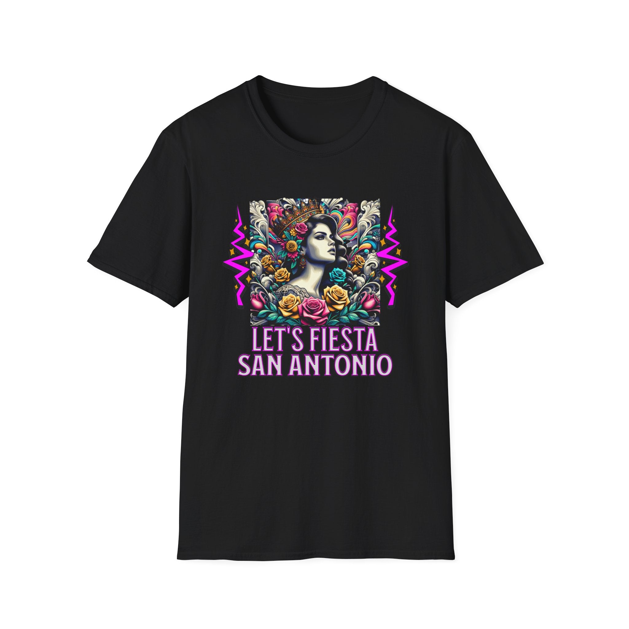 Fiesta San Antonio Floral Graphic T-Shirt