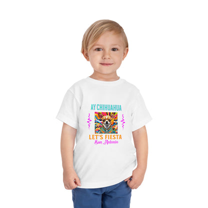 Toddler Fiesta Tee - 'Ay Chihuahua' San Antonio Design