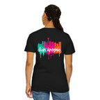 San Antonio Skyline Graffiti T-Shirt — Colorful Cityscape Tee
