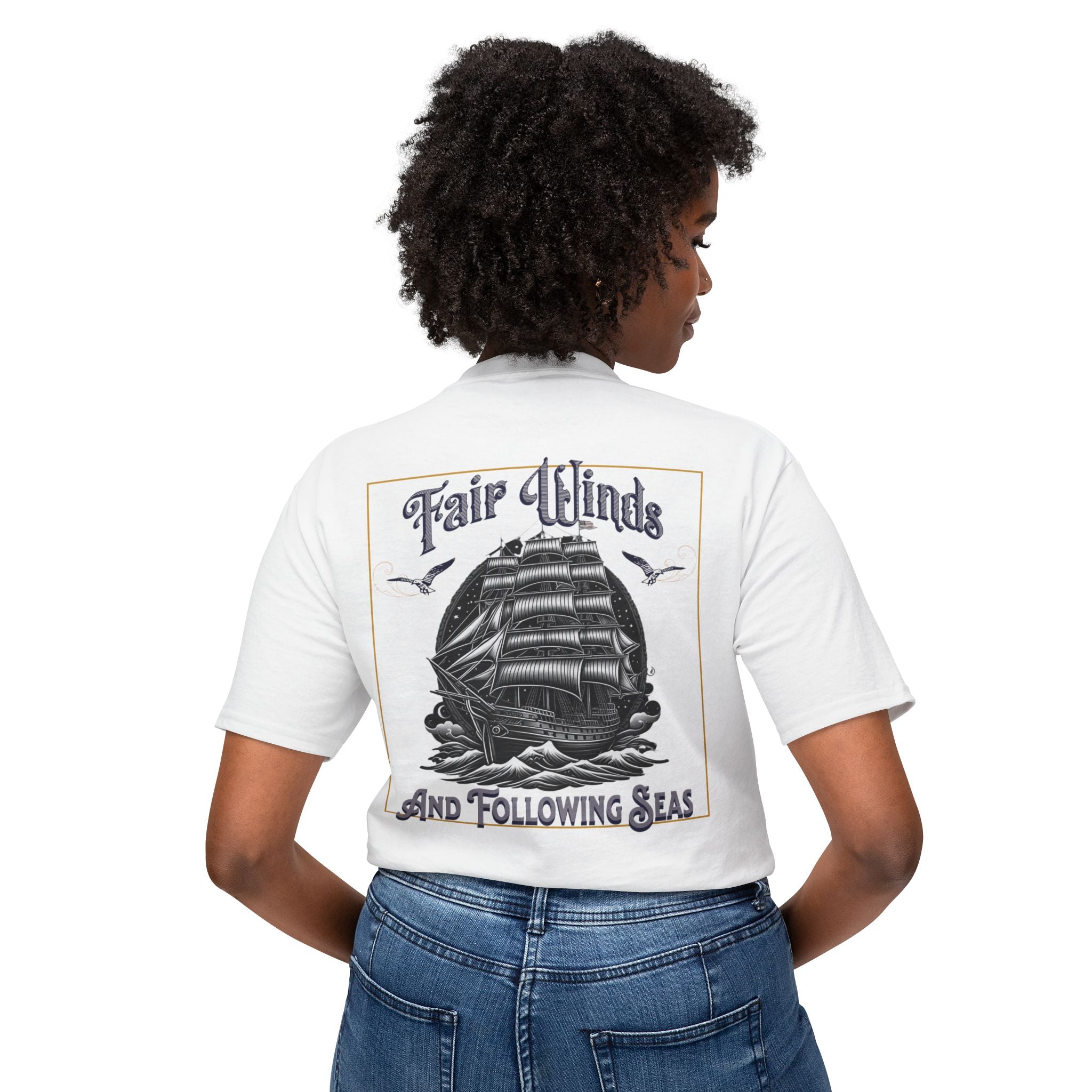 Fair Winds Graphic Tee for Naval Adventure Lovers - Phoenix Wear SATX - Phoenix Wear SATX