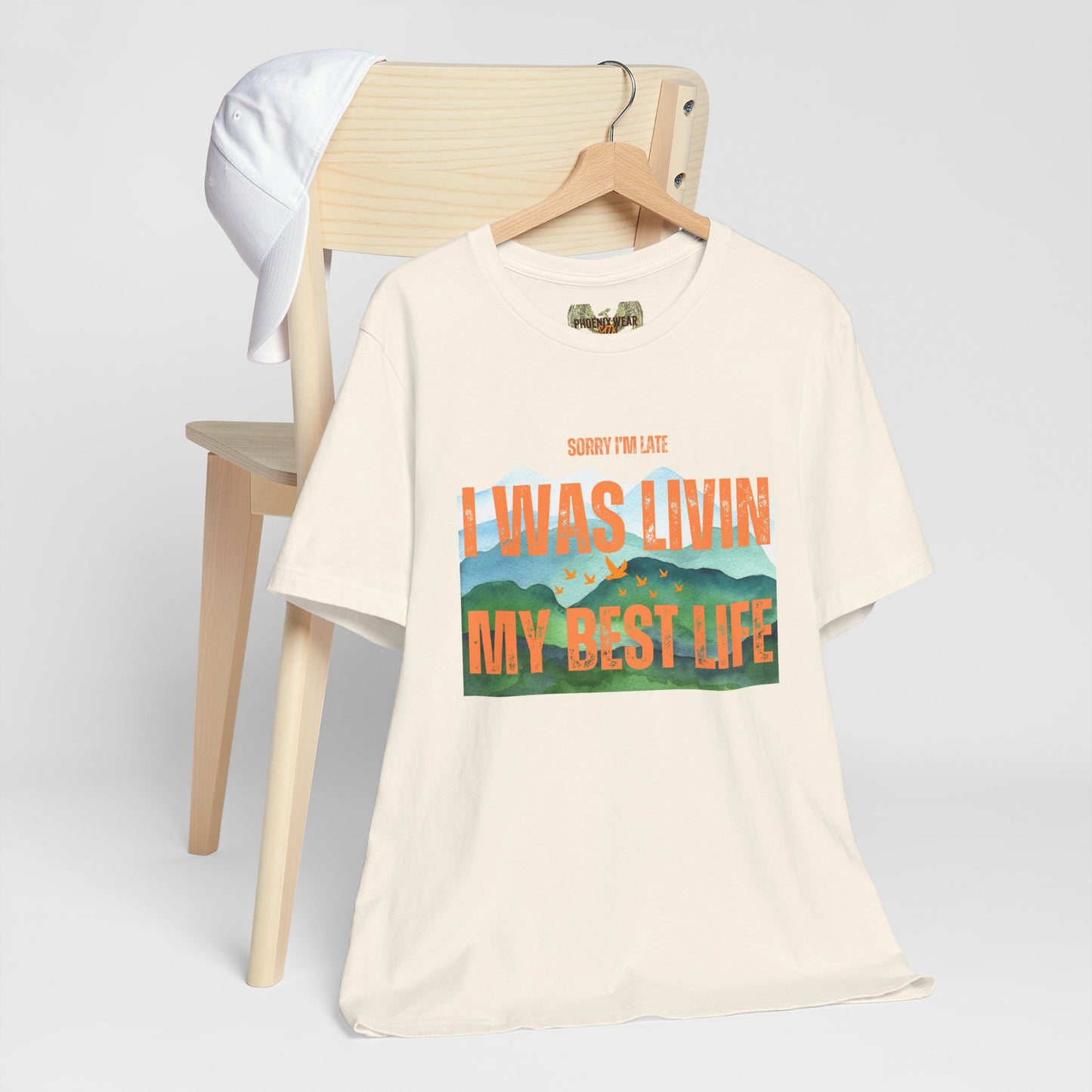 I Was Livin' My Best Life Unisex Jersey Tee - Perfect Relaxed Fit for Everyday Adventures