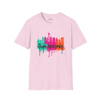 San Antonio Skyline Paint Drip Light T-Shirt