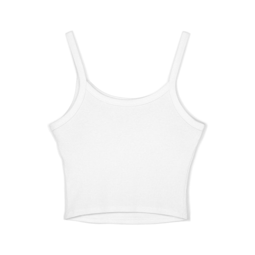 Fiesta Love Crop Tank — "Love to Fiesta" Women's Spaghetti Strap Tank