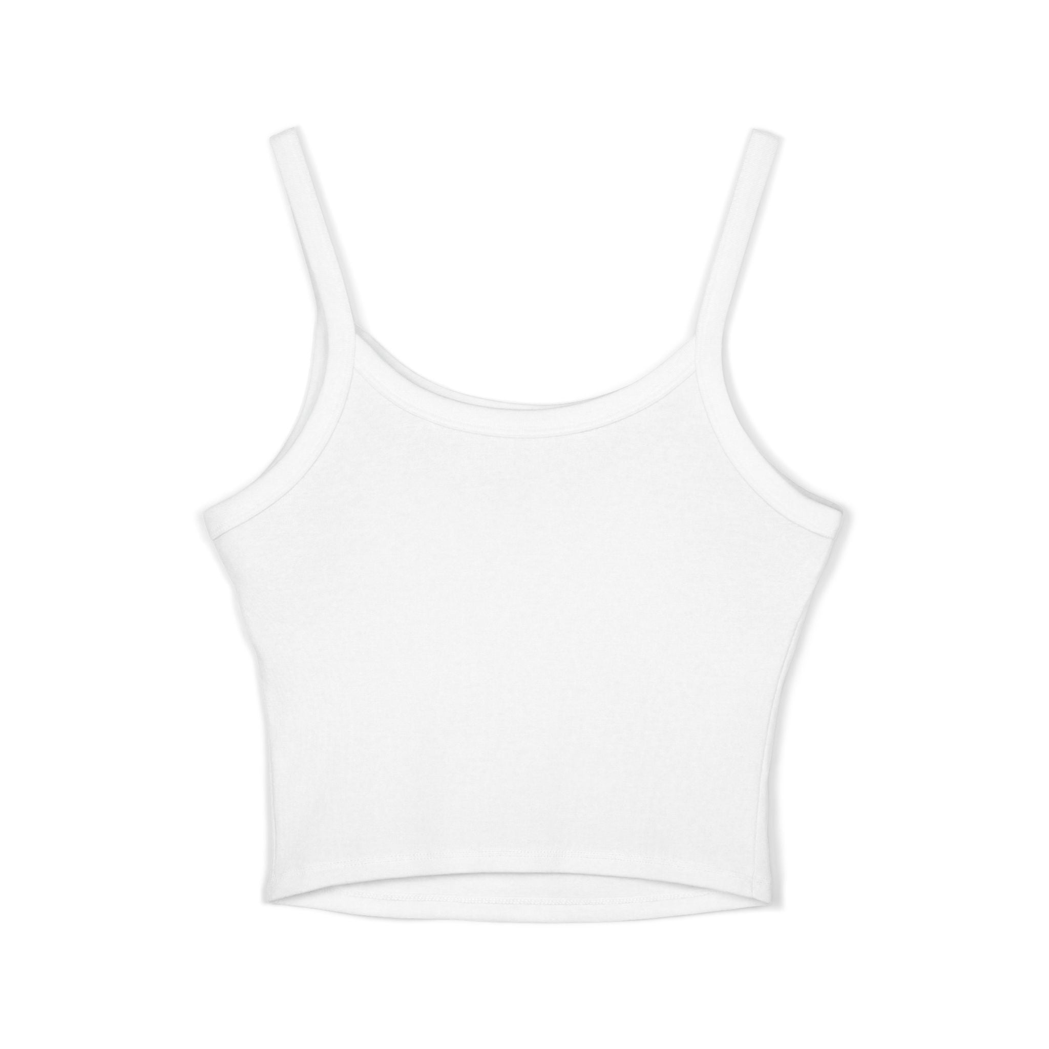Fiesta Love Crop Tank — "Love to Fiesta" Women's Spaghetti Strap Tank